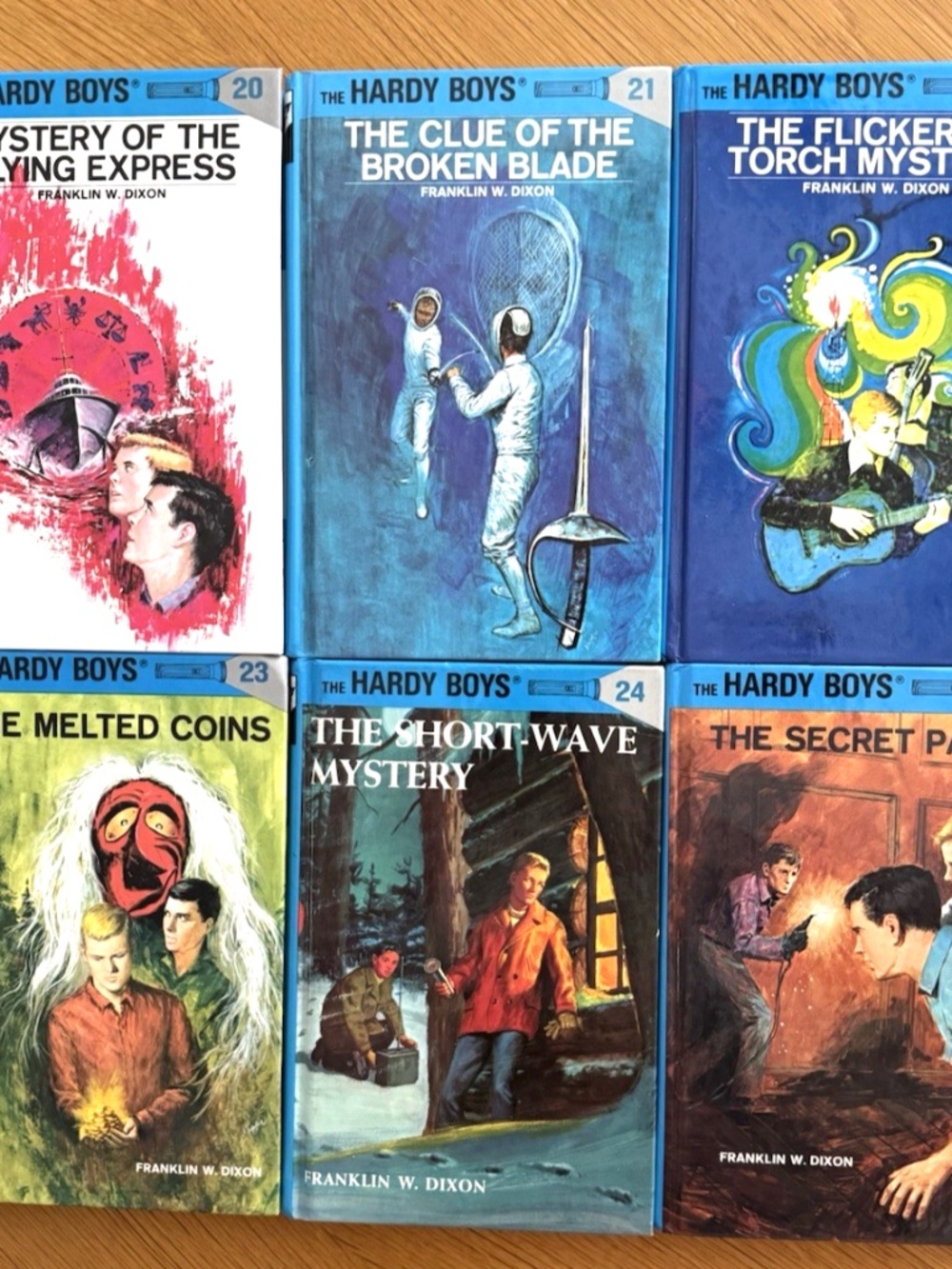 Vintage Assorted Lot of 7 Hardy Boys Hardcover Book 1989-1996 Pristine!
